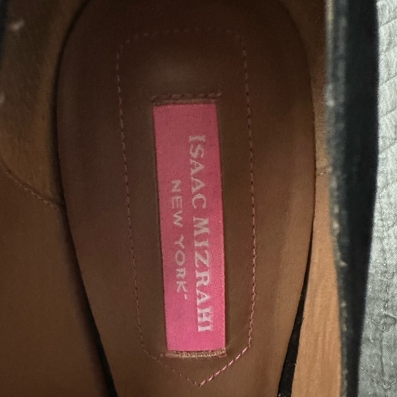 Isaac Mizrrahi New York Isloretta black suede pointed toe high heels size 8.5 - Picture 5 of 10